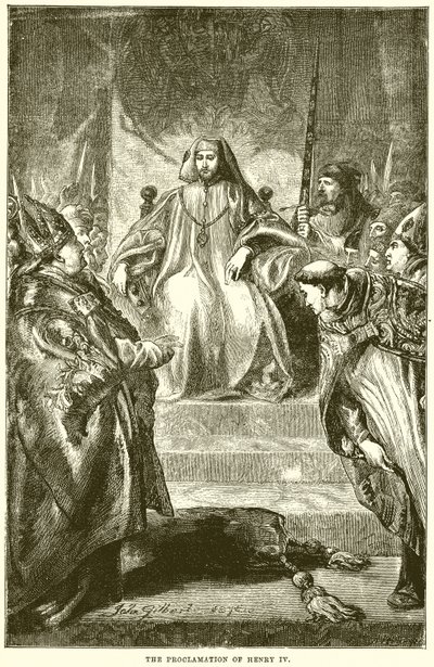 The Proclamation of Henry IV by English School