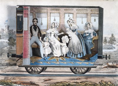 The Royal Railway Carriage, c.1848 by English School