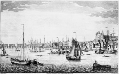 The South East Prospect of London by English School