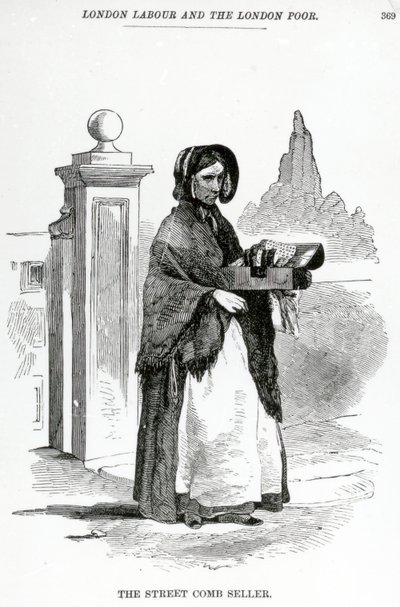 The Street Comb Seller, c.1840 by English School