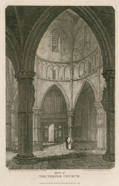 The Temple Church by English School