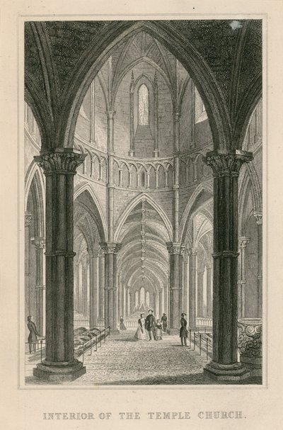 The Temple Church by English School