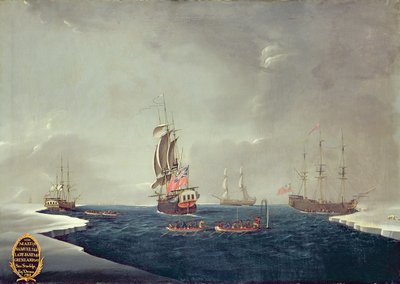 The Whaling Fleet of Sir Samuel Standidge by English School