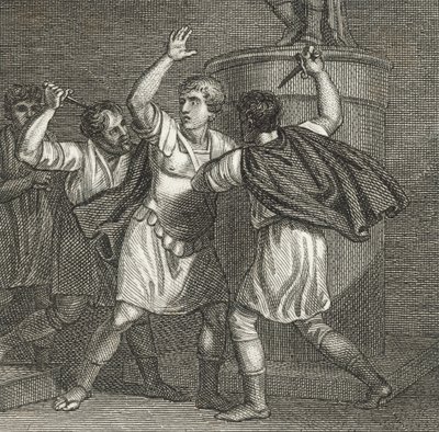 The Death of Julius Caesar by English School