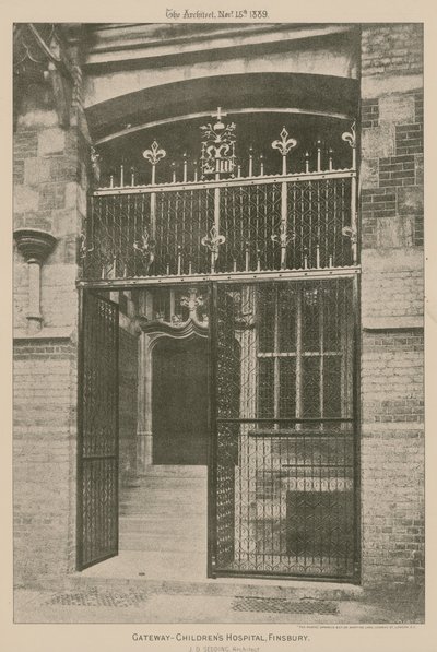 The gateway, Childrens Hospital, Finsbury by English School