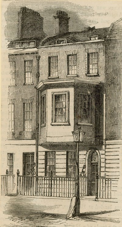 The House in Which Benjamin Franklin Resided by English School