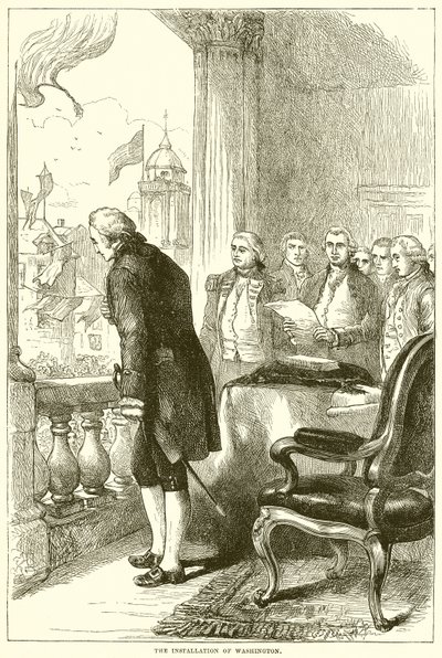 The Installation of Washington by English School