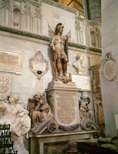 Tomb of Georgio Holles, Westminster Abbey by English School