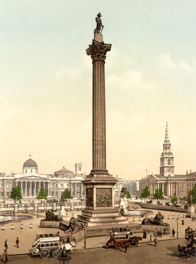 Trafalgar Square, London by English School