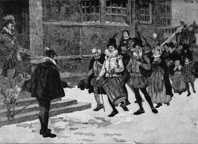Tudor Wassailing by English School