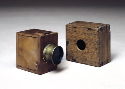 Two mousetrap cameras, c.1835 by English School