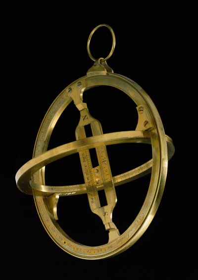 Universal equinoctial ring sundial, c.1800 by English School