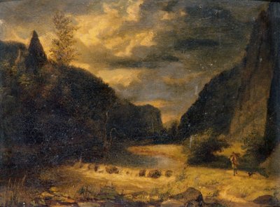 Valley Landscape by English School