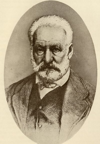 Victor Hugo (1802-85) by English School