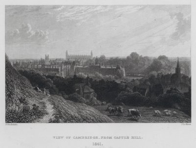 View of Cambridge, from Castle Hill by English School