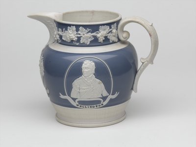 Waterloo commemorative jug, c.1815 by English School