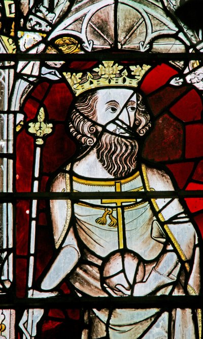 Window depicting Edward II by English School