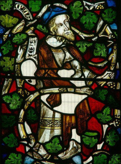 Window depicting Ezekiel by English School