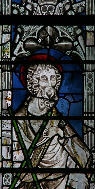 Window depicting St Andrew by English School
