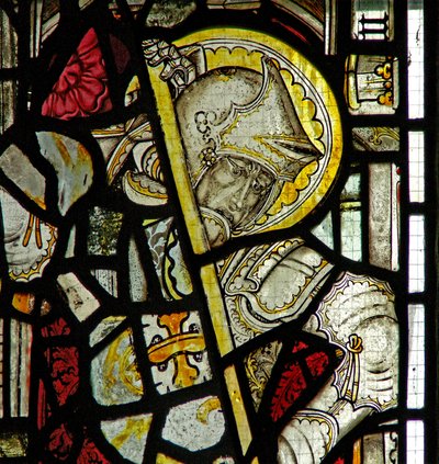 Window Ew depicting St George by English School
