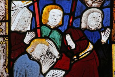 Window depicting the Seven Sacraments: Penitence by English School