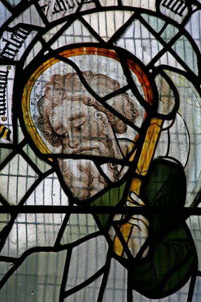 Window W depicting St Matthias by English School