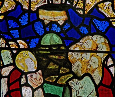 Window Ww depicting the Ascension by English School