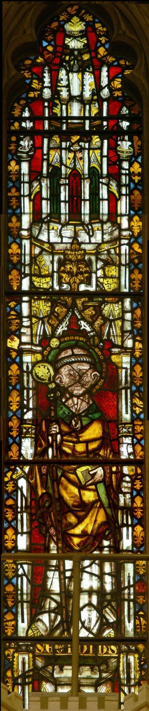 Window depicting St. Giles by English School