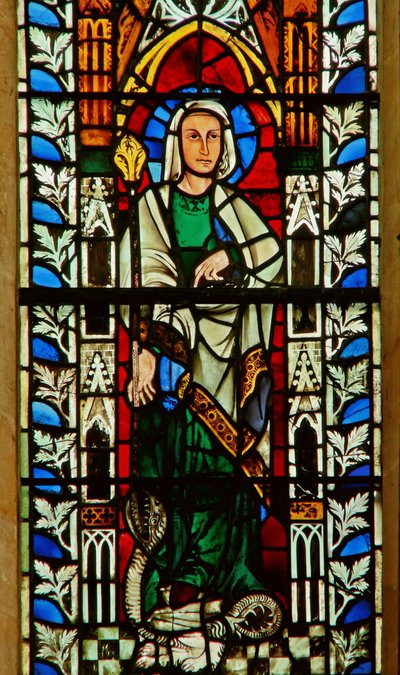 Window depicting St. Margaret by English School