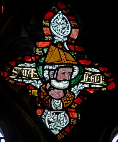 Window 5 depicting St Blaise by English School