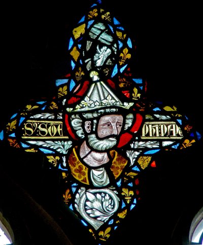 Window 5 depicting St Stephen by English School