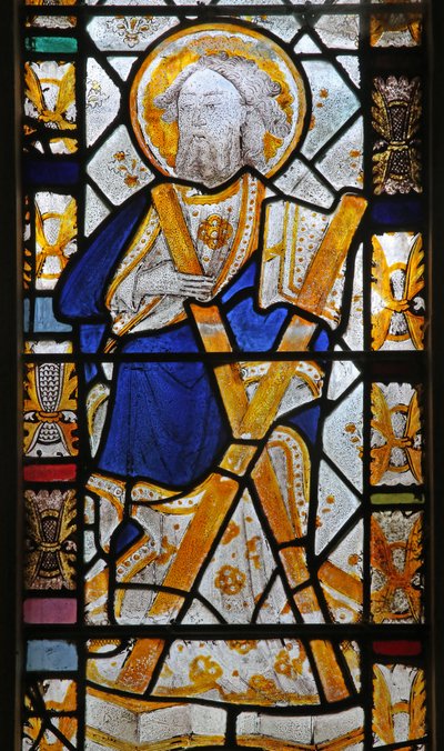 Window depicting St Andrew by English School