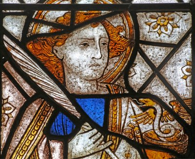 Window depicting St John by English School