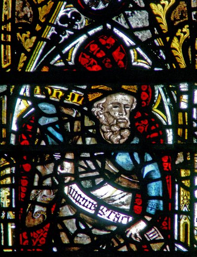 Window depicting the Prophet Joel by English School