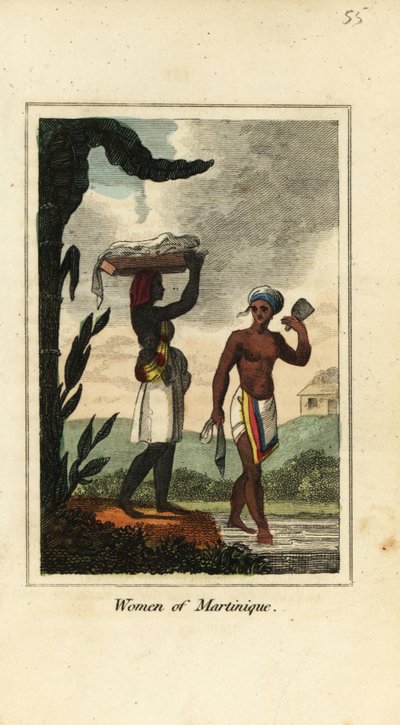 Women of Martinique, Antilles, West Indies by English School