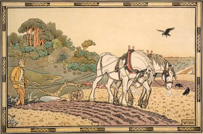 Work - Ploughing by English School