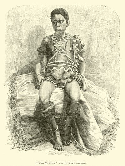 Young fetish man of Lake Jonanga by English School