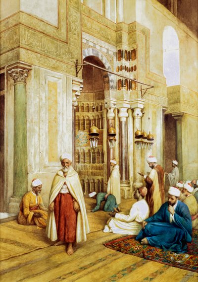 Worshippers in a Mosque by Enrico Tarenghi