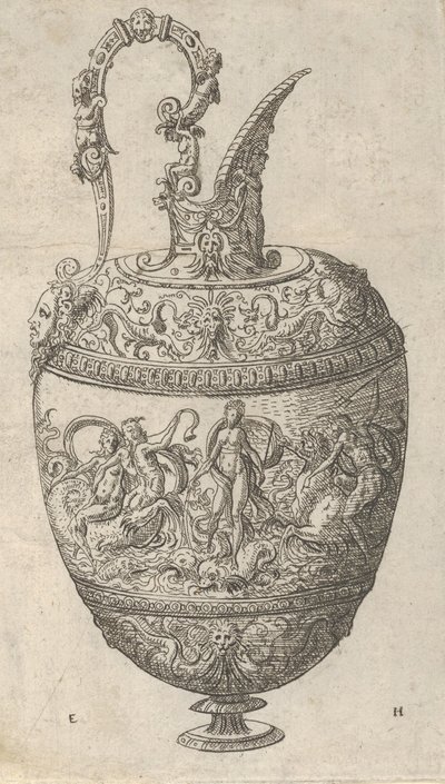 Design for a Ewer, 1565 by Erasmus Hornick