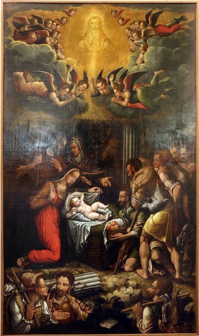Adoration of the Shepherds by Ercole Ramazzani