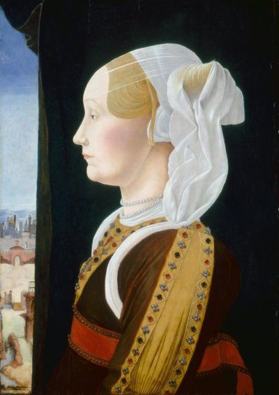 Bentivoglio Diptych, Right Wing, Scene by Ercole de Roberti