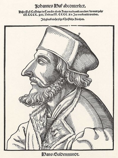 John Hus by Erhard Schon