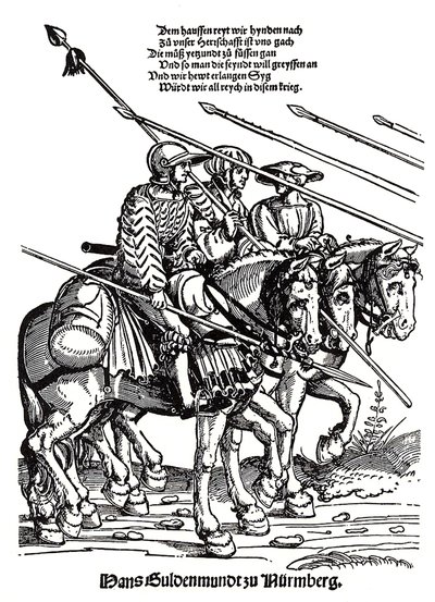 Military Campaign of the Landsknechts by Erhard Schon