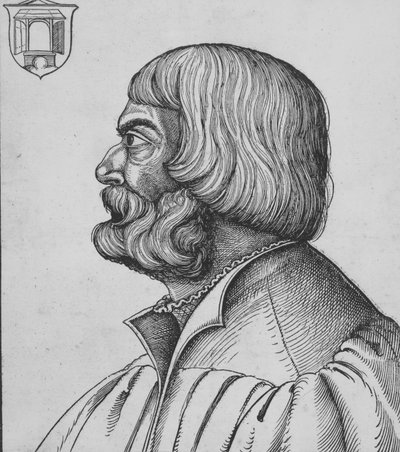 Portrait of Dürer by Erhard Schon