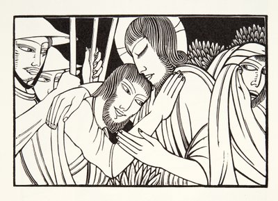 Kiss of Judas by Eric Gill