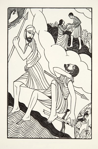 The Death of Troilus by Eric Gill