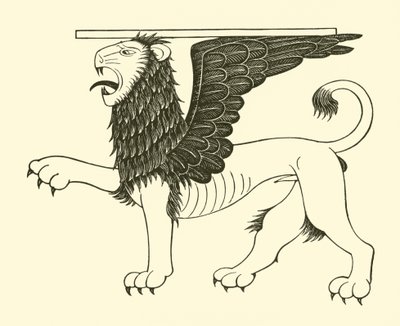 The Lion of St Mark by Eric Gill