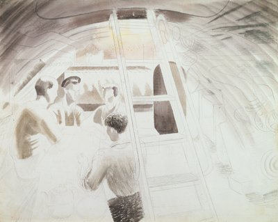 Men at Break by Eric Ravilious