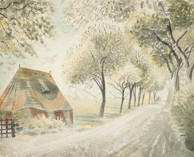 Road by an Airfield, c.1942 by Eric Ravilious