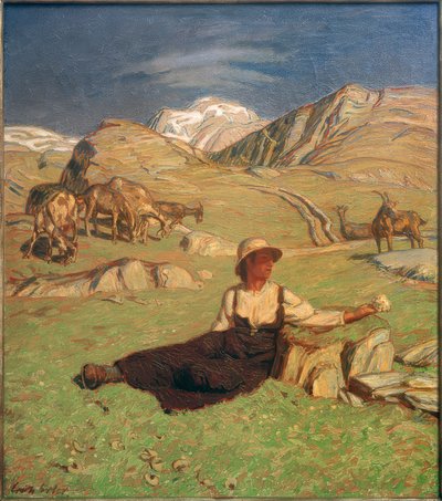In the First Green by Erich Erler Samaden